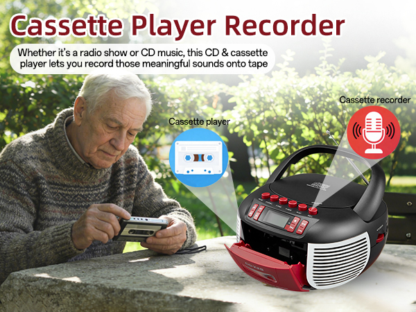 CD and Cassette Player