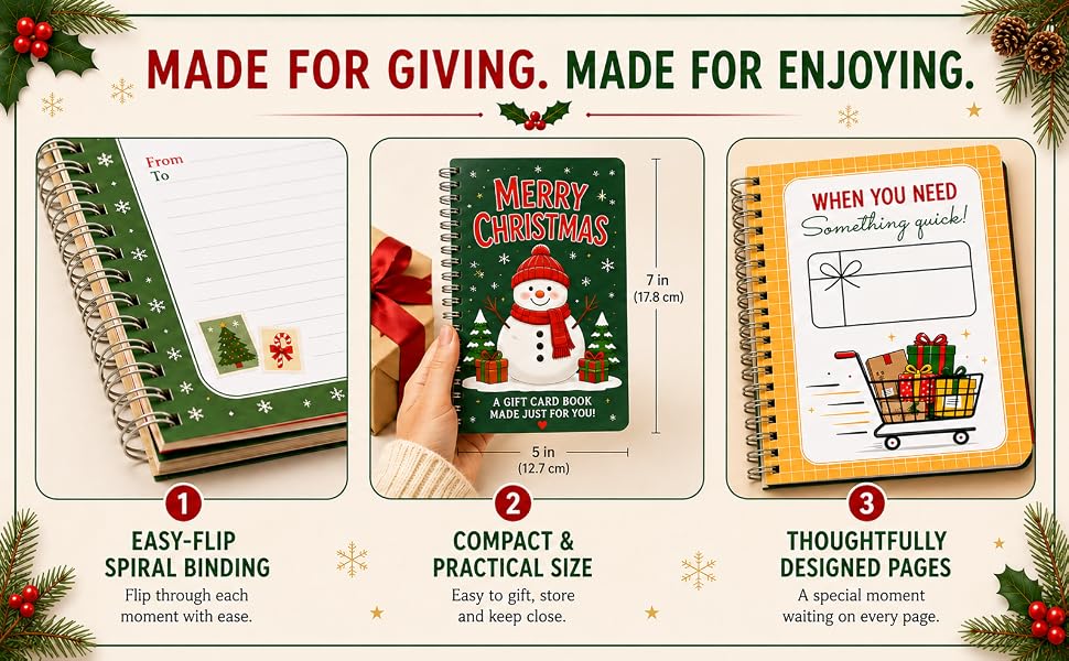MADE FOR GIVING. MADE FOR ENJOYING