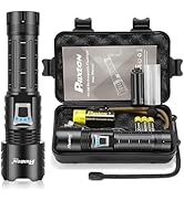 PHIXTON Rechargeable Flashlights High Lumens 2000 Super Bright Long Range 3280FT, Long Lasting 15...