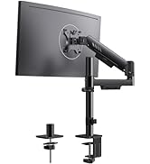 ErGear Single Monitor Arm, Adjustable Desk Monitor Mount for 13-34? Screens, Up to 19.8 lbs, Enha...