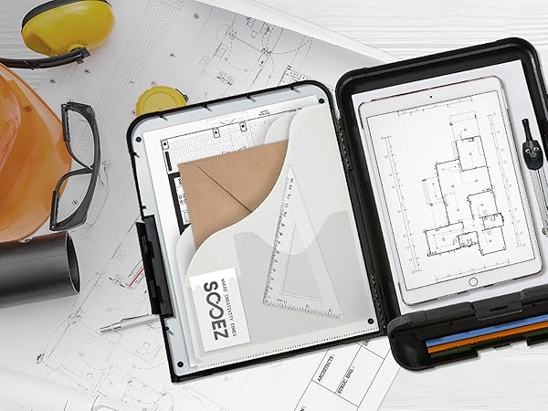 clip board with storage compartments