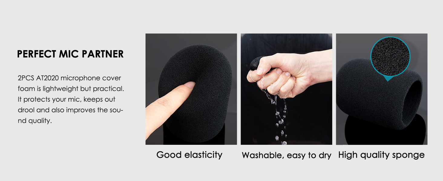 reducing wind noise when using the microphones in outdoor applications.