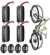 Housolution Swivel Bike Wall Mount, Vertical Bike Rack Wall Hanger, Bike Hangers for Garage, Moun...