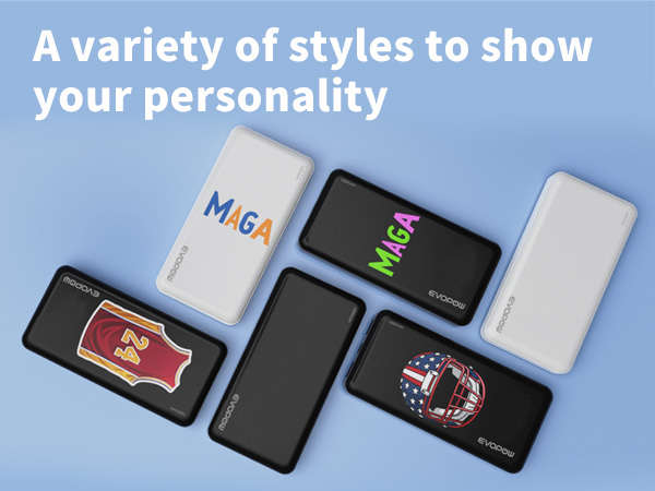 A variety of styles to show your personality