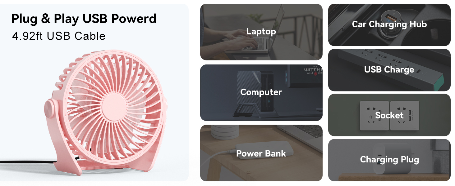 usb desk fan