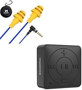 MIPEACE Work Earbuds Headphones with a Aux Bluetooth Audio Adapter Receiver for Wired Headphones,...