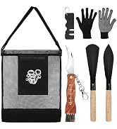 6 PCS Mushroom Foraging Kit, Anglecai Mushroom Collecting Tools Includes Mushroom Foraging Bag/Mu...