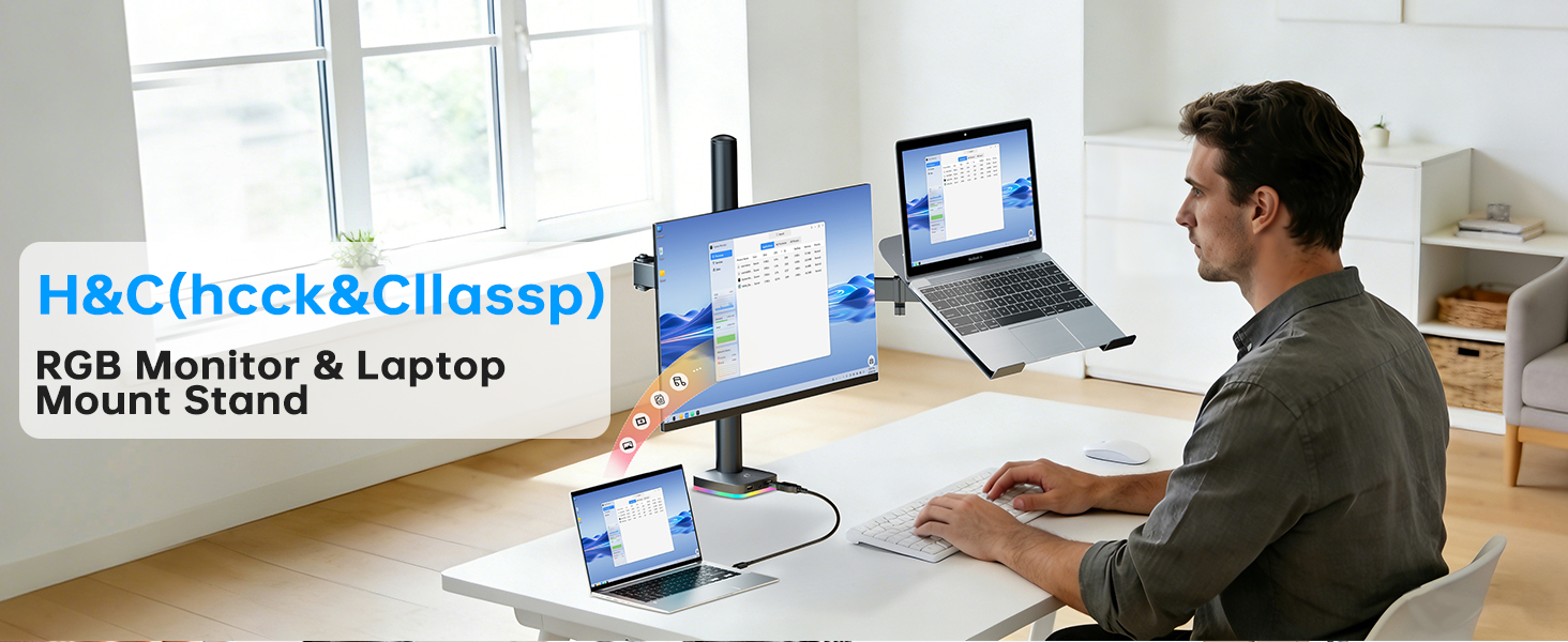Monitor &amp;amp; Laptop Mount Stand