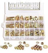ZTF SAE Grade 8 Bolts and Nuts Assortment Kit, Heavy Duty Hex Cap Screw &amp; Bolt Assortment Sets 12...