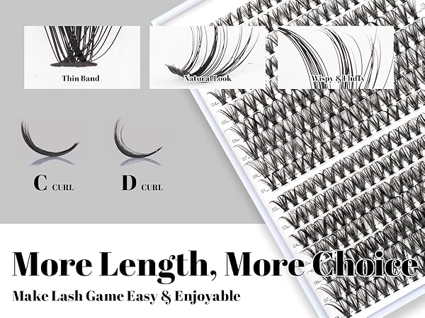 cluster lashes