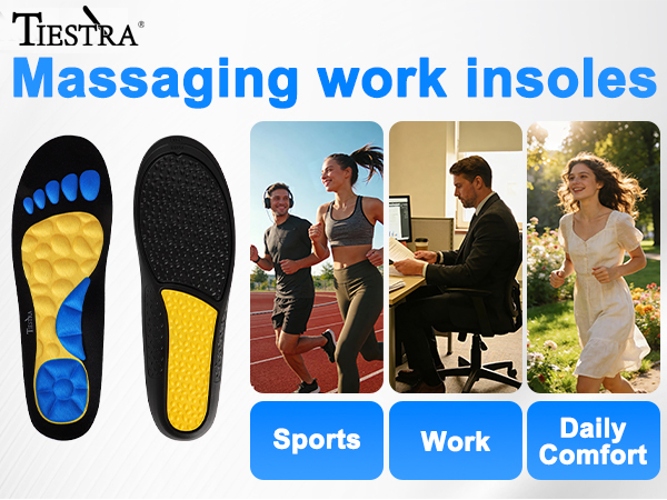 Massaging insoles