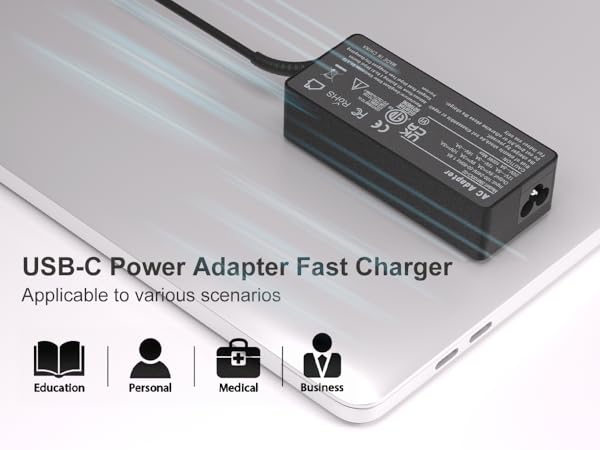 100W USB-C Power Adapter Fast Charger