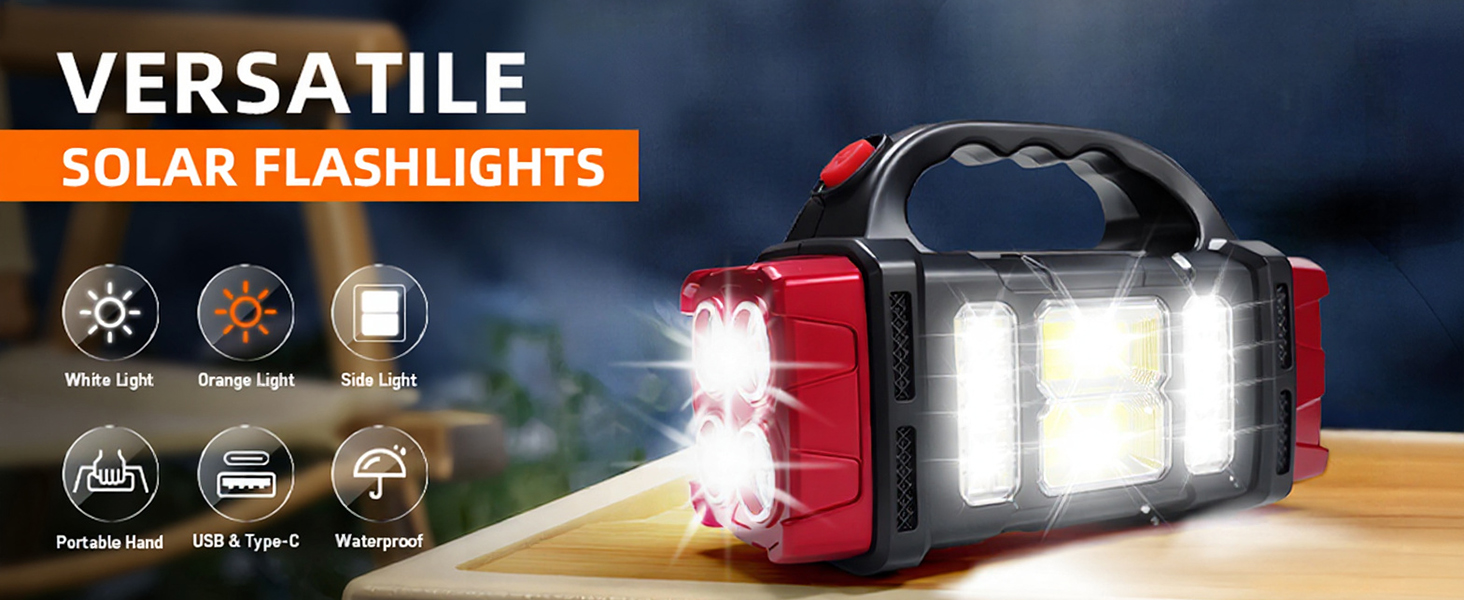 Versatile Solar Flashlight
