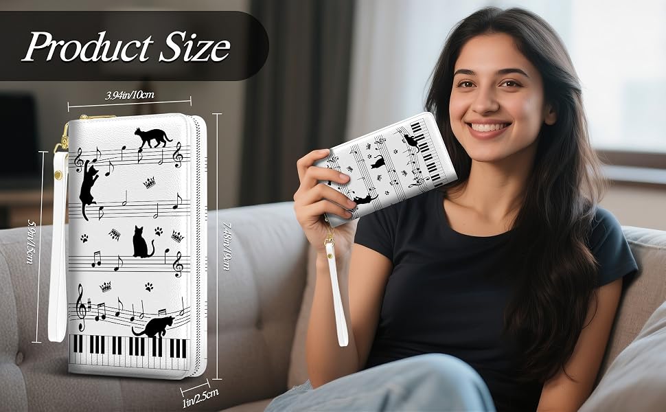 Piano Cat Wallet