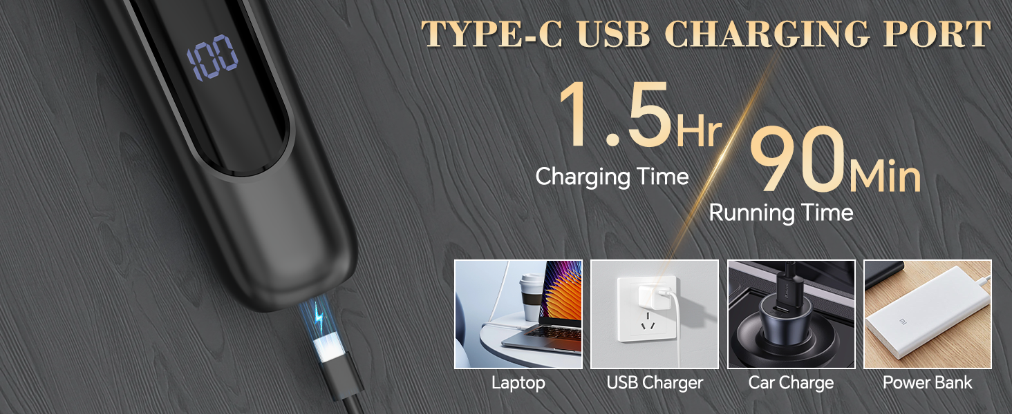 USB Rechargeable beard trimmer