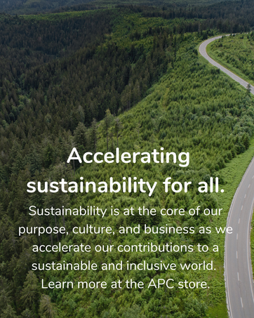 Accelerating sustainability for all.