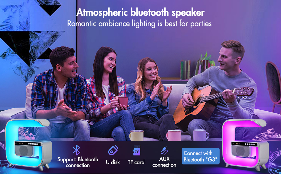 alarm clock with wireless charging