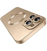 Misscase Magnetic Case for iPhone 15 Pro Max with Camera Lens Protector,Compatible with Magsafe,F...