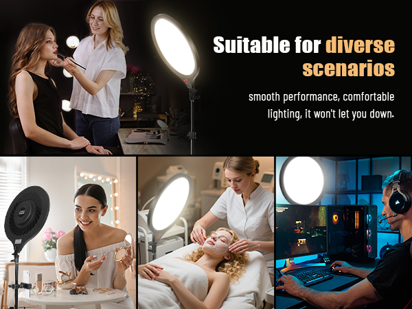 selfie light with tripod stand