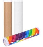 Totority Kaleidoscope Making Kit 15 Pcs Blank DIY Kaleidoscope Making Kit for Kids Variety Paper ...