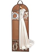 MISSLO 60" Dress Bags for Gowns Long with 4 Large Pockets Garment Bags for Travel for Women Heavy...