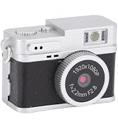 Pomya Mini Digital Camera, 1080P HD Tiny Retro Keychain Camera with 200mAh Battery, LED Fill Ligh...