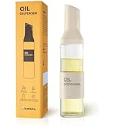katbite 16oz Glass Olive Oil Dispenser Bottle for Kitchen Cooking - Leakproof Kitchen Essential w...