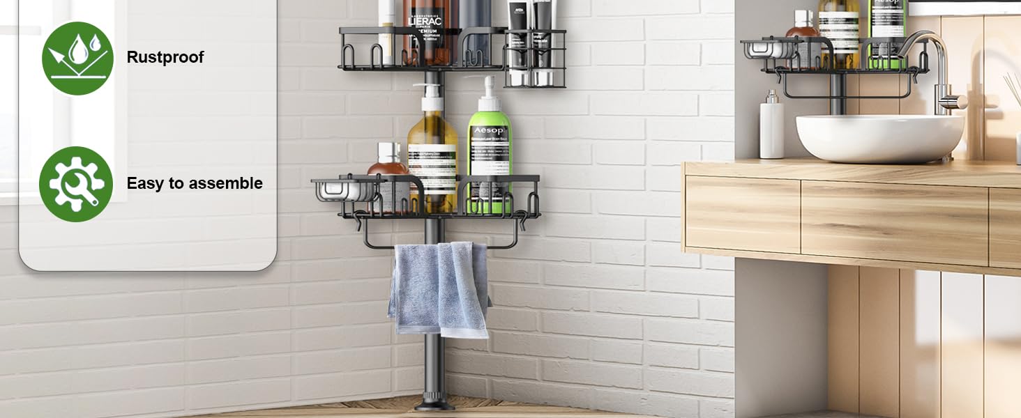 corner shower caddy