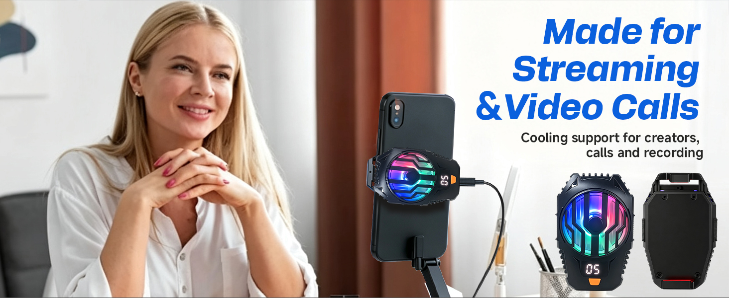 Clip-On Phone Cooler