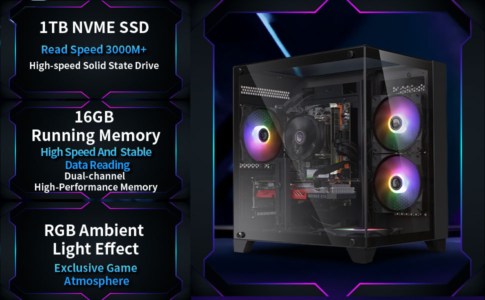 Gamer PC AMD RYZEN 1600   Computertechnik