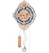 ROKR 3D Puzzles for Adults Vintage Wooden Pendulum Clock Kits 12