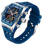 FANMIS Mens Analog Digital Large Dial Outdoor Sports Watches (Chronograph/Waterproof/Luminous/Cal...