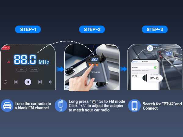 Bluetooth car adapter