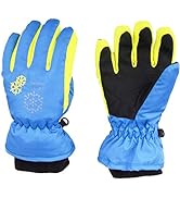 TRIWONDER Kids Ski Snow Gloves Winter Cold Weather Windproof Warm Snowboard Sport Mittens for Boy...