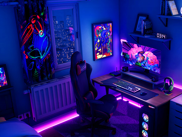 blacklight party