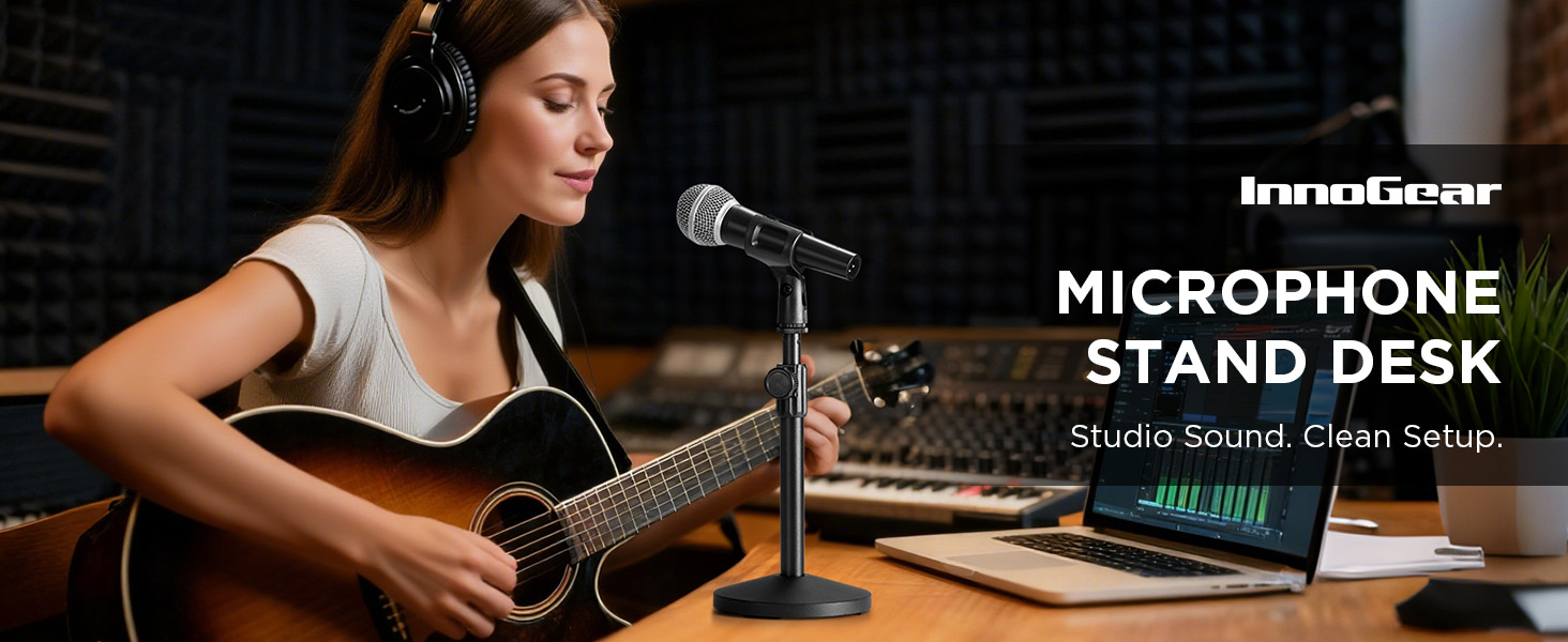 mic stand desk