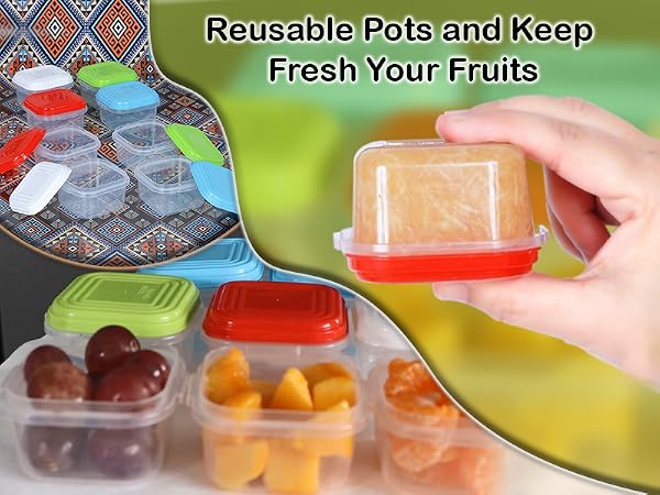 120ml,small,food,snack,pots,storage,containers,freezer,microwave,dishwasher plastic,tubs,airtight