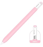 AZF Compatible with Apple Pencil USB C case, Non-Slip Silicone Sleeve Protective Cover for Apple ...