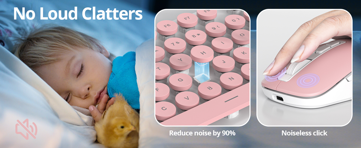 clicky keyboard wireless