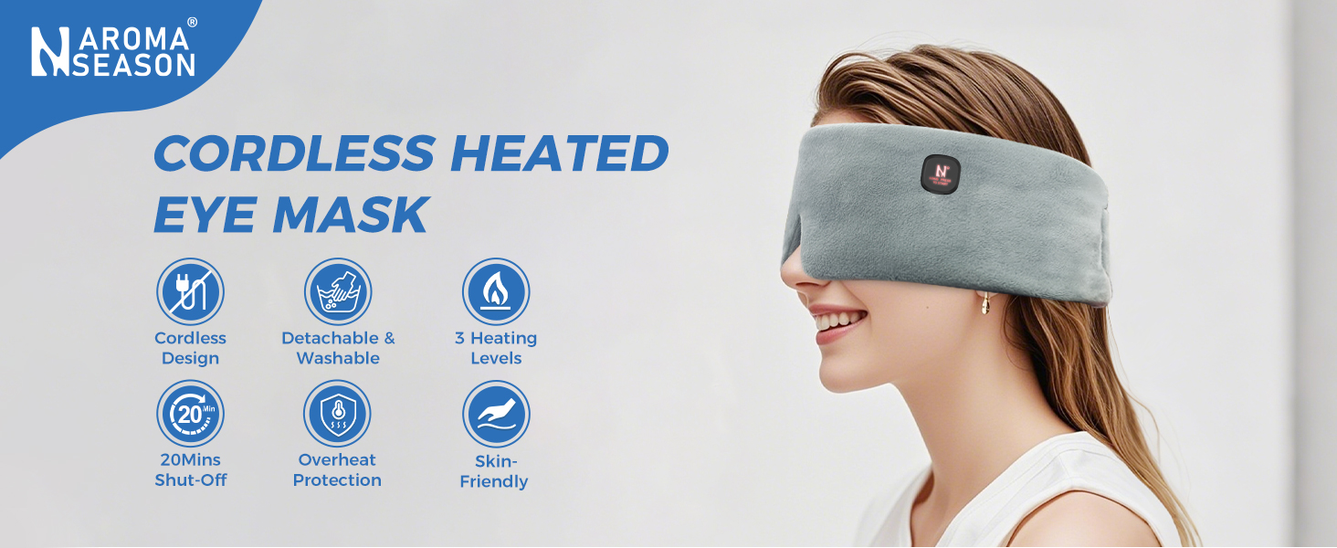 cordless heated eye mask