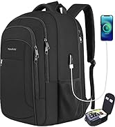 Extra Large Backpack for Men, Travel Laptop Backpack 17.3 Inch Anti Theft Water Resistant Busines...