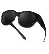 TJUTR Oversized Fit Over Sunglasses for Women Trendy Polarized Sun Glasses Over Prescription Glas...