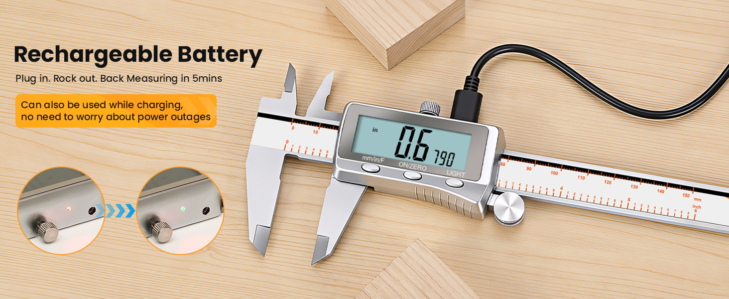 Rechargeable Digital Caliper