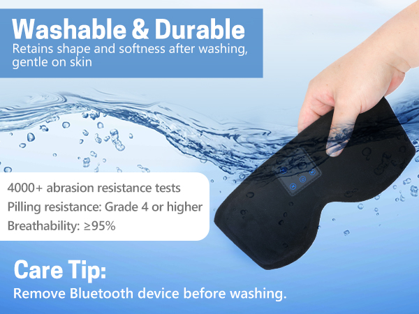 sleep mask with bluetooth headphones