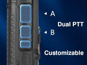 dual ptt band radio
