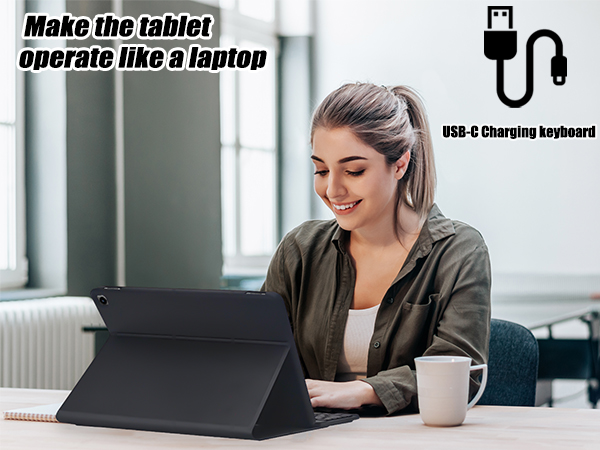 HD 10/10 Plus Keyboard case-Black+-6-1