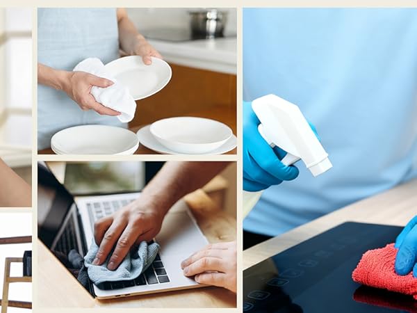 cleaning rags