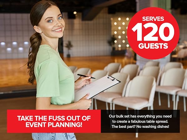 service for 120 guests party weddings