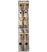 KEEPJOY Over The Door Shoe Organizer,Hanging Shoe Organizer 12 Mesh Pockets Shoe Organizer for Cl...