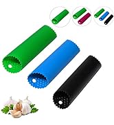 Sinnsally Garlic Peeler Skin Remover Roller Keeper,Easy Quick to Peeled Garlic Cloves with Silico...